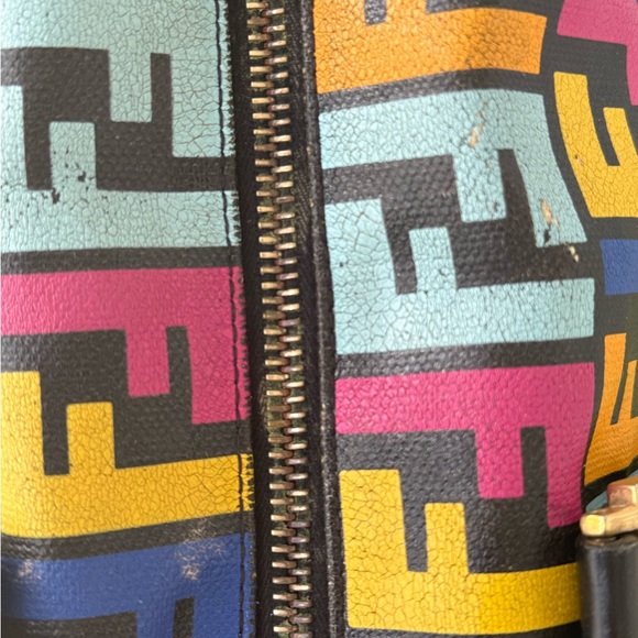 Fendi Multicolor Logo Duffel Bag - Picture 8 of 16